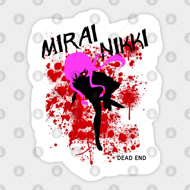 Mirai nikki Sticker by SirTeealot